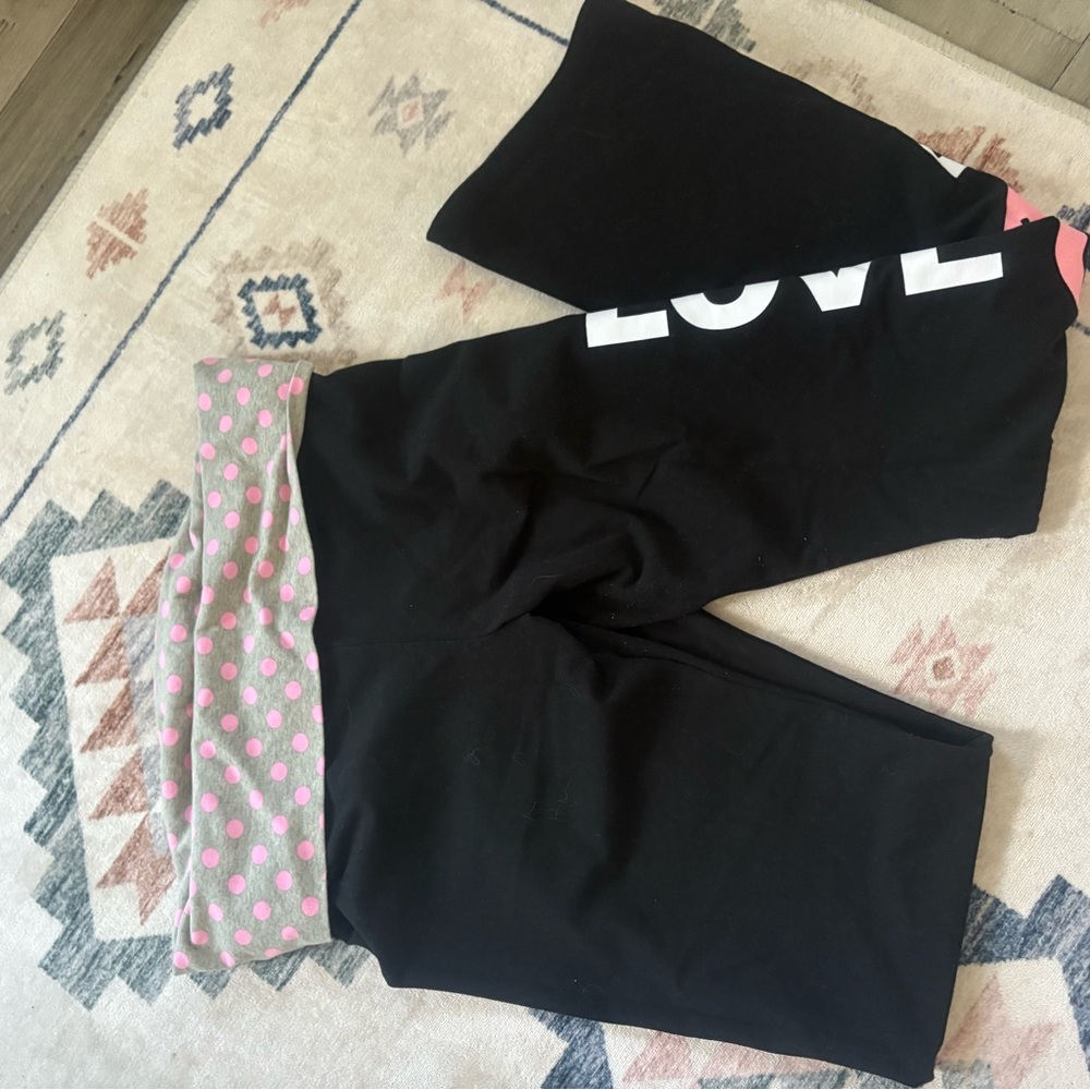 PINK flare leggings